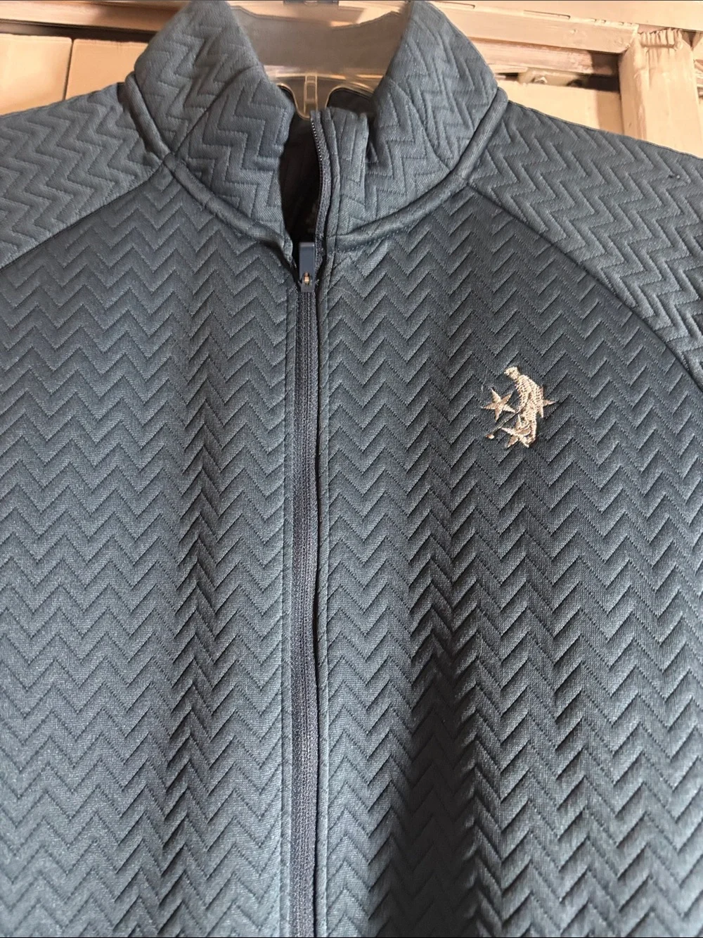 Men's Slate Blue Lightweight Full-Zip Jacket